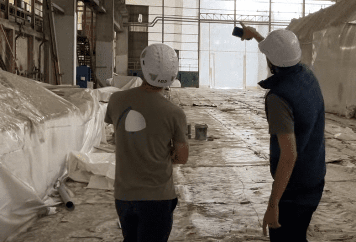 Expert sur chantier amiante