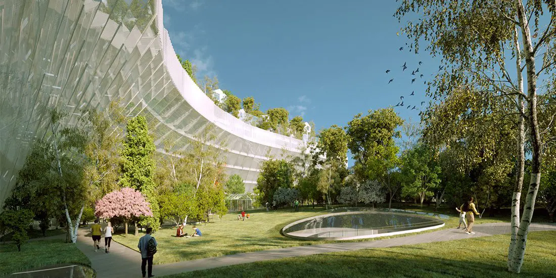 Bâtiment mille arbres par OGIC, la compganie de Phalsbourg et ACCEO